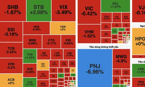 VN-Index giảm gần 13 điểm, thanh khoản suy yếu