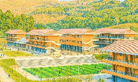 Trường nội trú 220 tỷ đồng hiện đại bậc nhất vùng biên giới do Sun Group cùng đối tác triển khai: Xây dựng thần tốc trong 5 tháng, quy mô hơn 1.000 học sinh