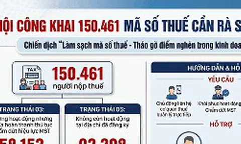 Hà Nội công khai hơn 150.000 mã số thuế cần rà soát, xử lý