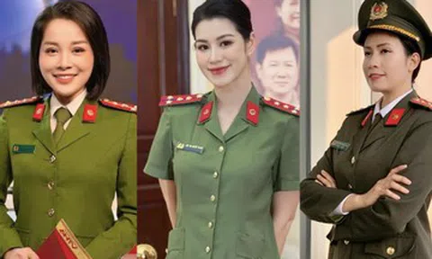3 nữ diễn viên đóng phim VTV là công an ngoài đời thực, 1 người vừa lên Thiếu tá