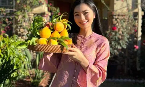 Nhà vườn ngập hoa trái ai cũng ước của vợ chồng diễn viên Diệu Hương ở Mỹ