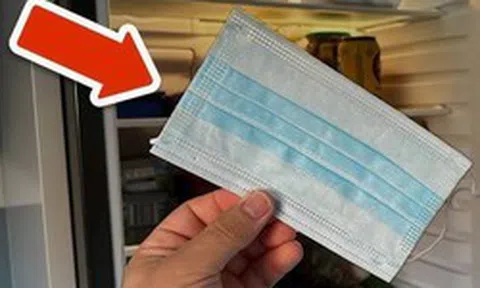 Lý do nên đặt một chiếc khẩu trang y tế vào tủ lạnh