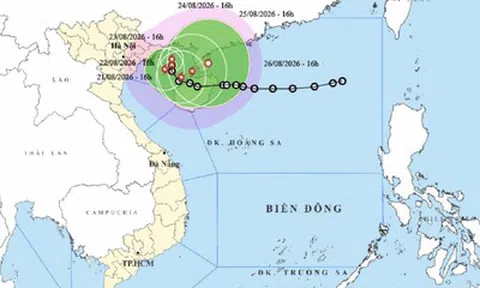 Bão số 4 hình thành, di chuyển rất chậm, diễn biến khó lường