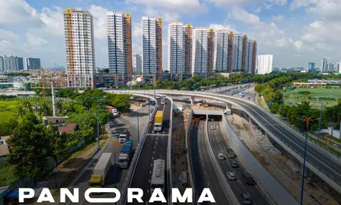 Những ngày đầu vận hành nhánh cầu vượt ở nút giao hiện đại nhất TP.HCM