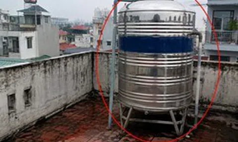 Lời khuyên cho những gia đình đang đặt bồn nước trên sân thượng