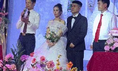 Chàng trai sinh năm 1997 làm đại diện họ nhà gái, phát biểu trôi chảy: Kém chú rể 3 tuổi, hé lộ vai vế