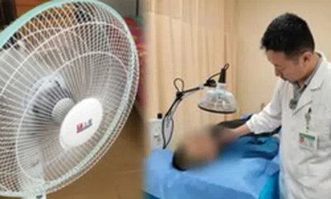 Đi mưa về rồi ngồi quạt, sáng hôm sau tỉnh dậy miệng người đàn ông trở nên méo xệch