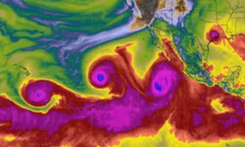 3 cơn bão cùng lúc xuất hiện giữa "Siêu El Niño", chuyên gia cảnh báo điều gì?