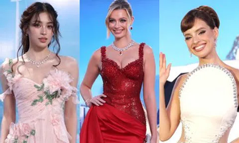 Hoa hậu Đỗ Mỹ Linh, Hà Kiều Anh 'đọ sắc' dàn Miss World trên thảm đỏ