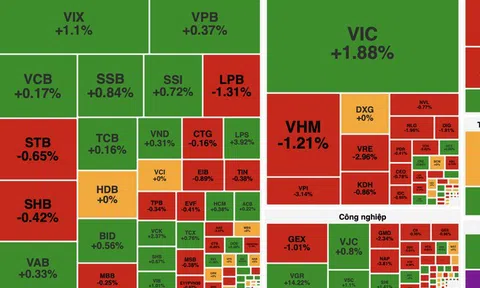 Dòng tiền cuối phiên nhập cuộc, VN-Index đảo chiều tăng hơn 8 điểm