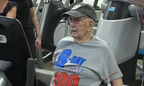 Cụ ông 100 tuổi vẫn miệt mài tập gym, đặt mục tiêu sống đến 132 tuổi