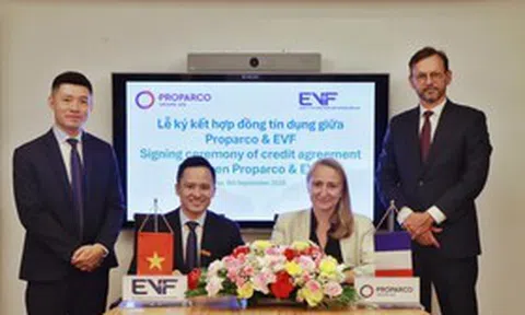 EVF hợp tác với Proparco triển khai gói tín dụng 20 triệu USD cho tài chính khí hậu và doanh nghiệp do phụ nữ làm chủ