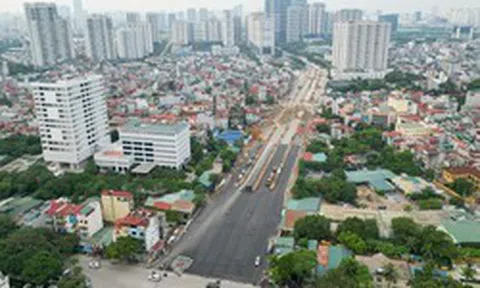 Hà Nội: Cận cảnh Vành đai 2,5 nối Tây Hồ Tây bắt đầu thảm nhựa, sắp thông xe