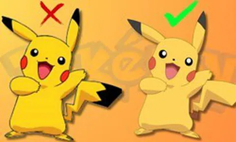Vì sao hầu hết chúng ta đều nghĩ đuôi Pikachu có vệt màu đen?