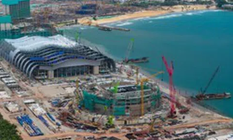 Tăng tốc trên công trình nhà hát APEC Phú Quốc