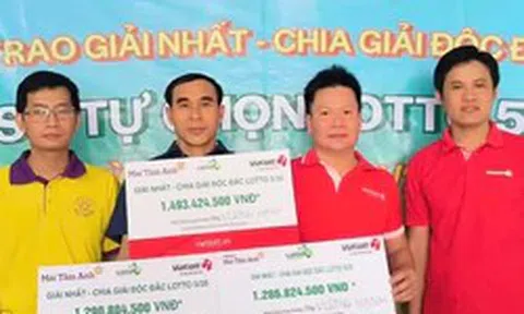 Người trúng 3 giải nhất Vietlott không đeo mặt nạ