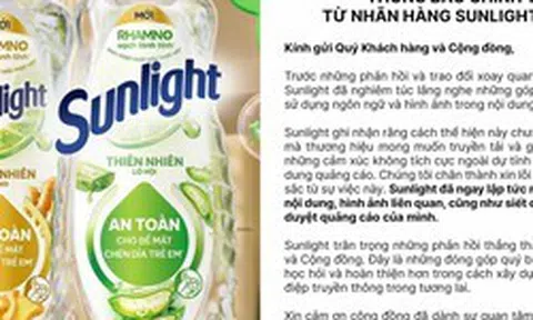 Sunlight xin lỗi