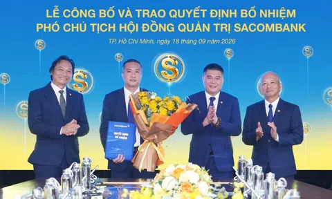 Sacombank vừa có thêm một Phó chủ tịch HĐQT