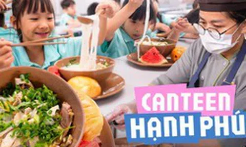 Cận cảnh bữa cơm bán trú của hơn 3.000 học sinh Nguyễn Bỉnh Khiêm: Nguyên "food tour" Âu, Á, Nhật - Hàn và cả khu làm bánh riêng