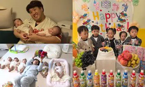 5 em bé sinh 5 tự nhiên chào đời khi mới 27 tuần, chỉ lớn bằng lòng bàn tay: Hình ảnh 2 năm sau khiến ai cũng bất ngờ