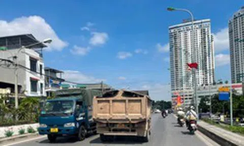 Hà Nội phân luồng đường đê Long Biên - Xuân Quan để thi công cầu Trần Hưng Đạo