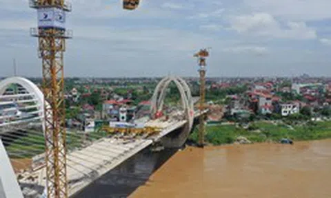 Công trình hơn 1.800 tỷ đồng thay thế cây cầu 120 năm tuổi đạt cột mốc quan trọng