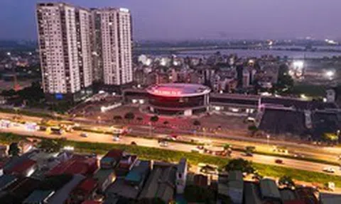 Diện mạo bến xe hình tròn độc đáo bên Vành đai 3 Hà Nội