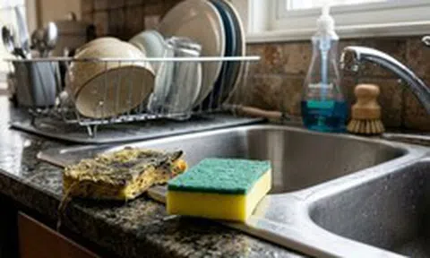 Lời khuyên khi dùng giẻ rửa bát: Giặt sạch, vắt khô vẫn là chưa đủ