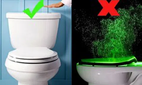 Đậy nắp bồn cầu có tác dụng gì?