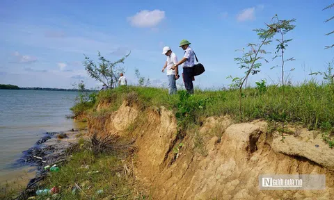 Dân bất an nhìn sông “nuốt” đất, chính quyền khẩn trương tìm phương án