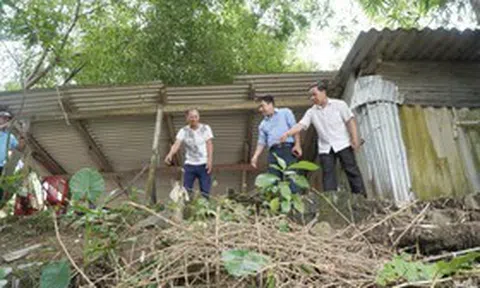 Sống thấp thỏm bên những điểm sạt lở ven sông Trà Khúc