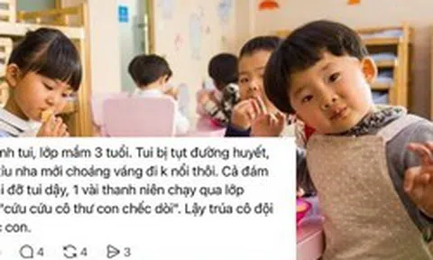 Cô giáo mầm non suýt ngất xỉu trong lớp, phản ứng của học sinh khiến ai nấy cười ngất: Quá đáng yêu, quá ấm áp!