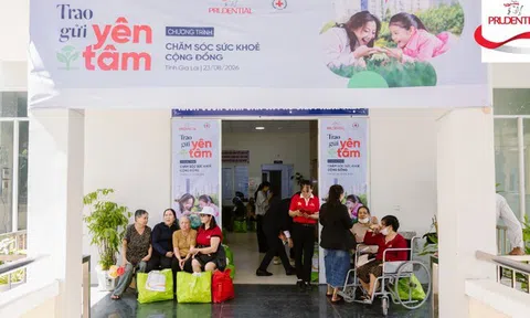 Prudential Việt Nam hỗ trợ khôi phục không gian vui chơi cho trẻ em sau lũ tại Lai Châu
