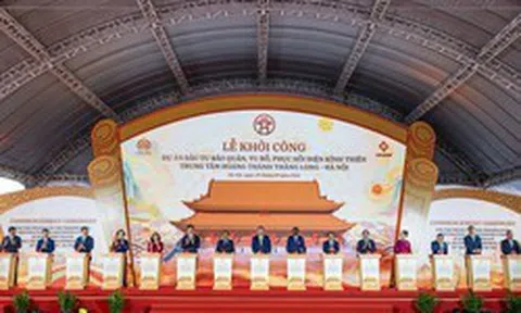 Chính thức khởi công dự án có ý nghĩa đặc biệt với Thủ đô Hà Nội, chứa ký ức hơn 1.300 năm lịch sử, do Sun Group thi công