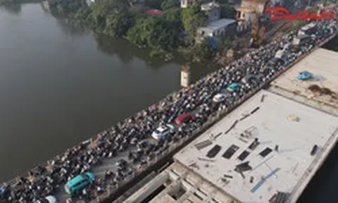 Cầu Mai Lĩnh tăng tốc thi công, dự kiến thông tuyến bên phải đầu tháng 12