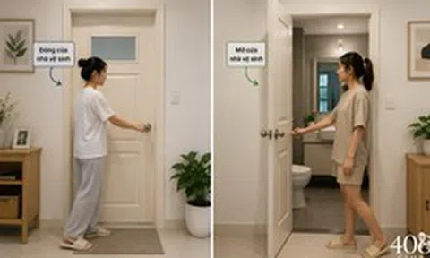 Rủi ro khi khép cửa nhà vệ sinh suốt ngày