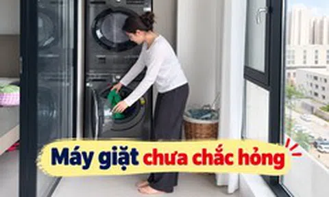 Máy giặt tràn bọt, không vắt, có mùi: 7 dấu hiệu dễ khiến nhiều người gọi thợ oan