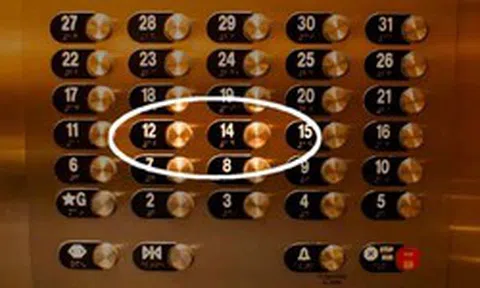 Vì sao thang máy chung cư không có tầng 13?