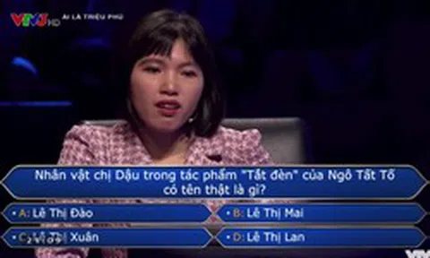 Tên thật của Chị Dậu là gì? Câu hỏi trong Ai Là Triệu Phú khiến người chơi suýt mất tất cả