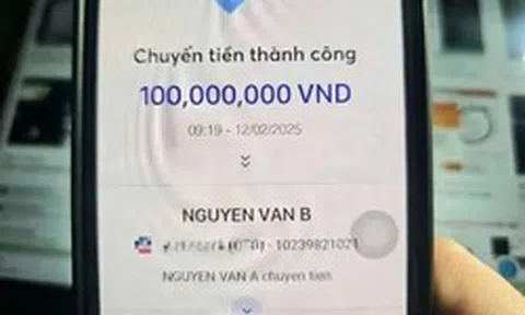 Công an sẽ điều tra khi phát hiện tài khoản ngân hàng phát sinh các giao dịch nhận tiền, chuyển tiền như sau