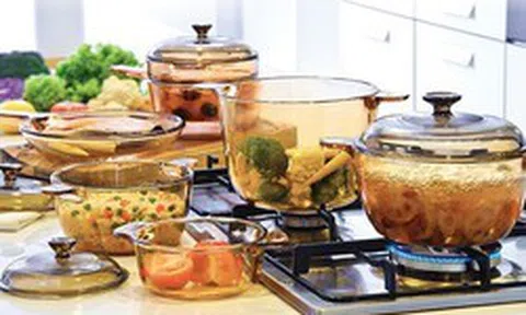 Lời khuyên cho các gia đình đun nấu bằng xoong, nồi thủy tinh
