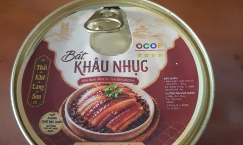 Vụ móng giò trong hộp đặc sản Khâu nhục: Quản lý thị trường Lạng Sơn nói gì?