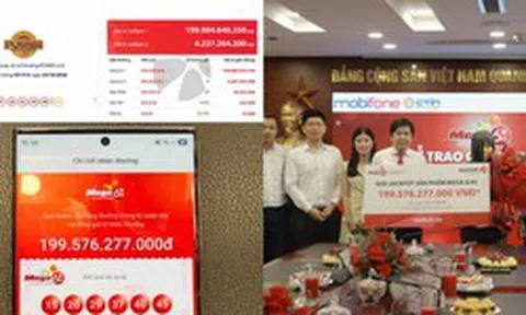Một tỉnh có 2 người trúng Vietlott, tổng gần 400 tỷ đồng chỉ trong tháng 10