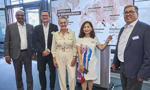 VietnamWood và NürnbergMesse hợp tác chiến lược, triển lãm công nghiệp chế biến gỗ khởi sắc