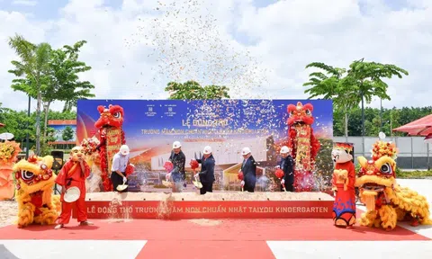 Chính thức động thổ trường mầm non Taiyou Kindergarten, hoàn thiện không gian sống chuẩn Nhật tại Cát Tường Park House