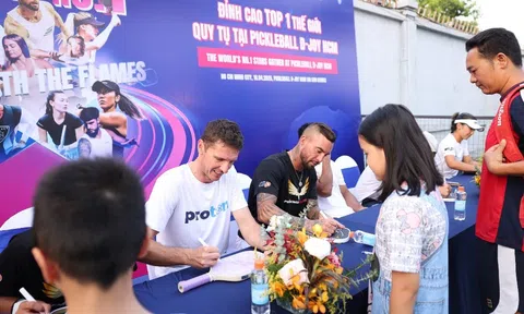 Các tay vợt pickleball hàng đầu thế giới quy tụ tại TP.HCM